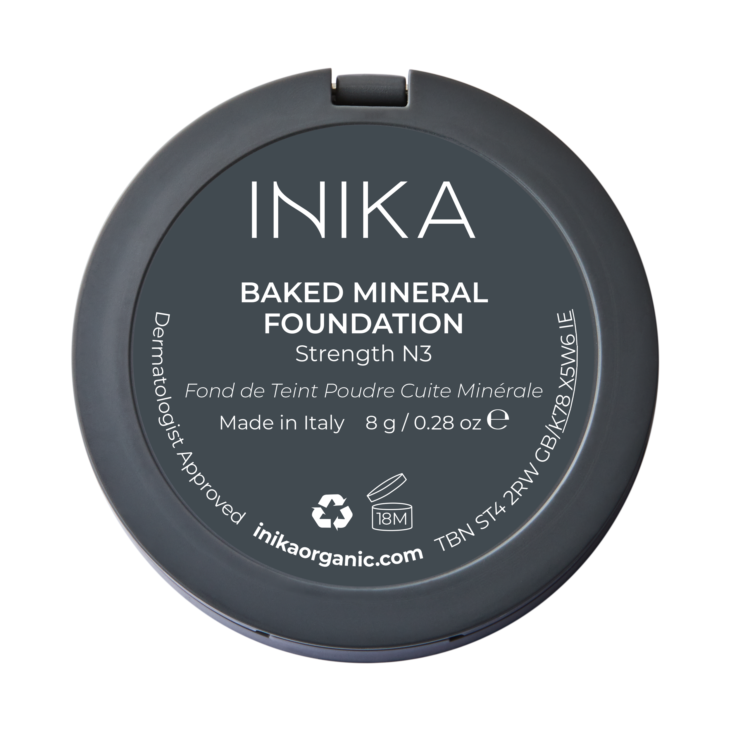 INIKA Organic Baked Mineral Foundation - Strength 8g INIKA Organic