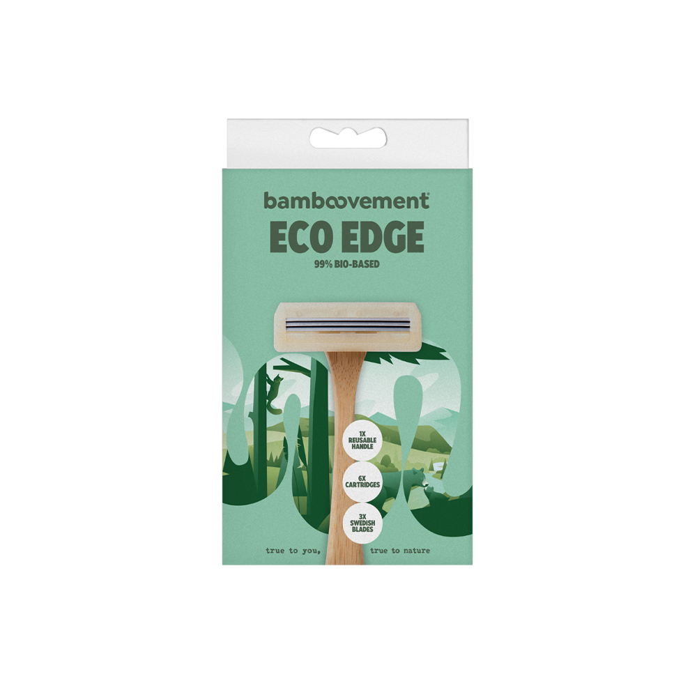 Bamboovement EcoEdge Scheermes met 6 refills Bamboovement