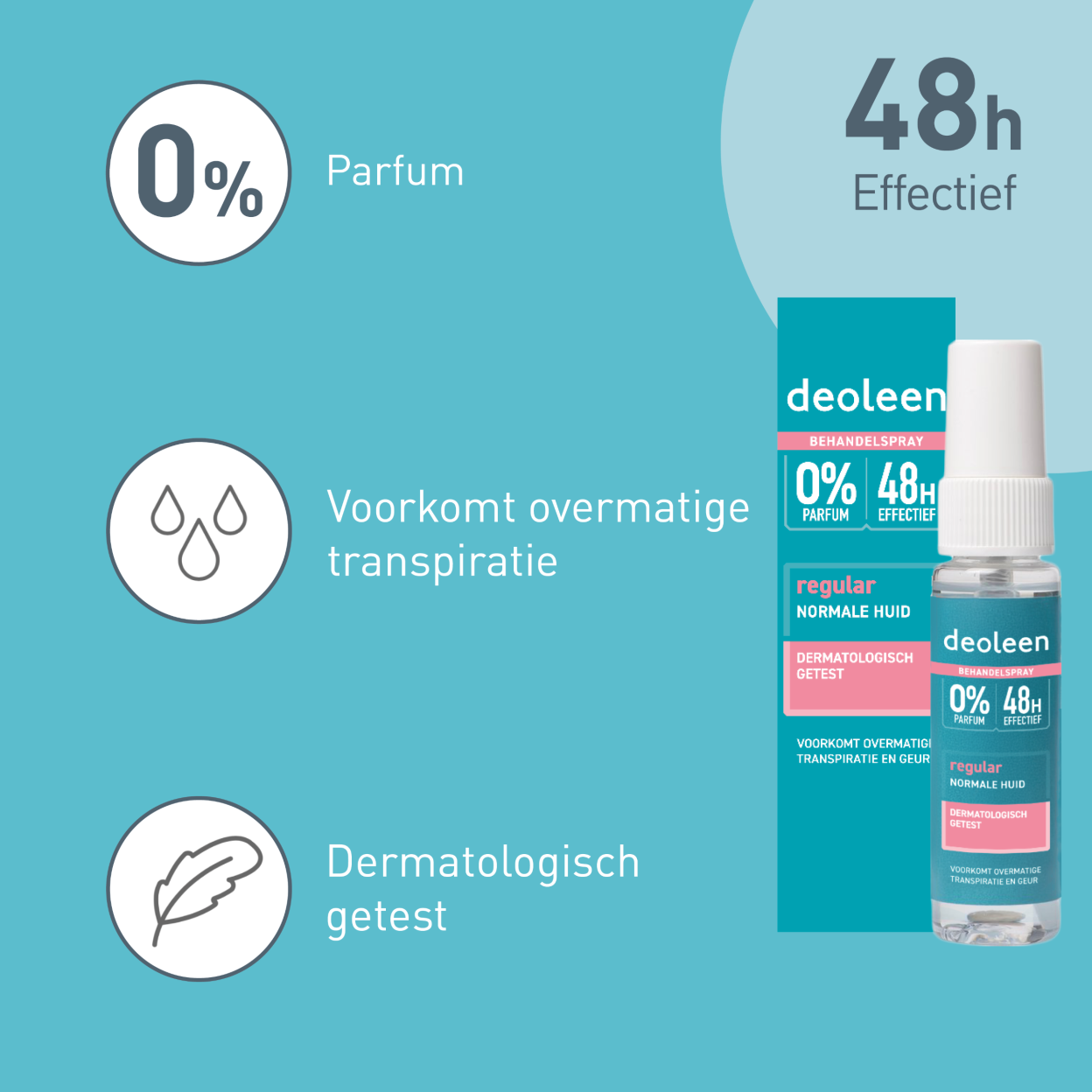 Deoleen Behandelspray Meerdaagse behandelspray (25 ML) - Parfumvrij