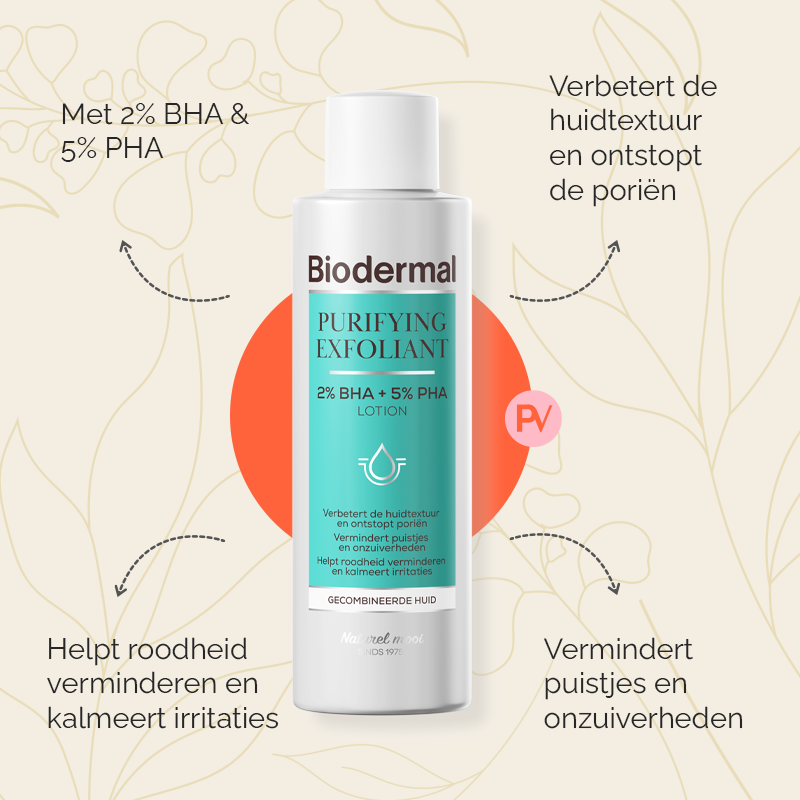 Voordelen van de exfoliant zonder parfum van Biodermal 