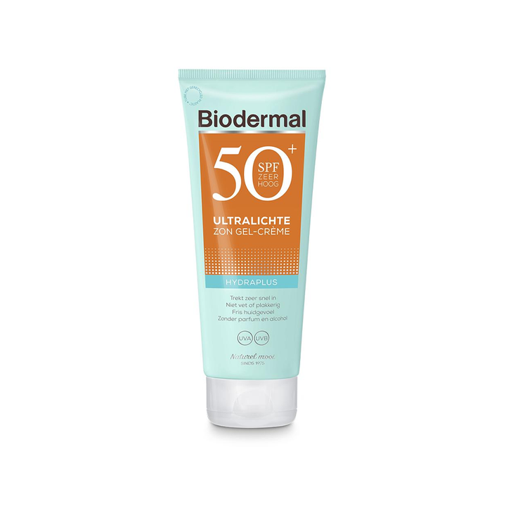 Biodermal Hydraplus SPF50+ Ultralichte Zon Gel-Crème (200 ML)