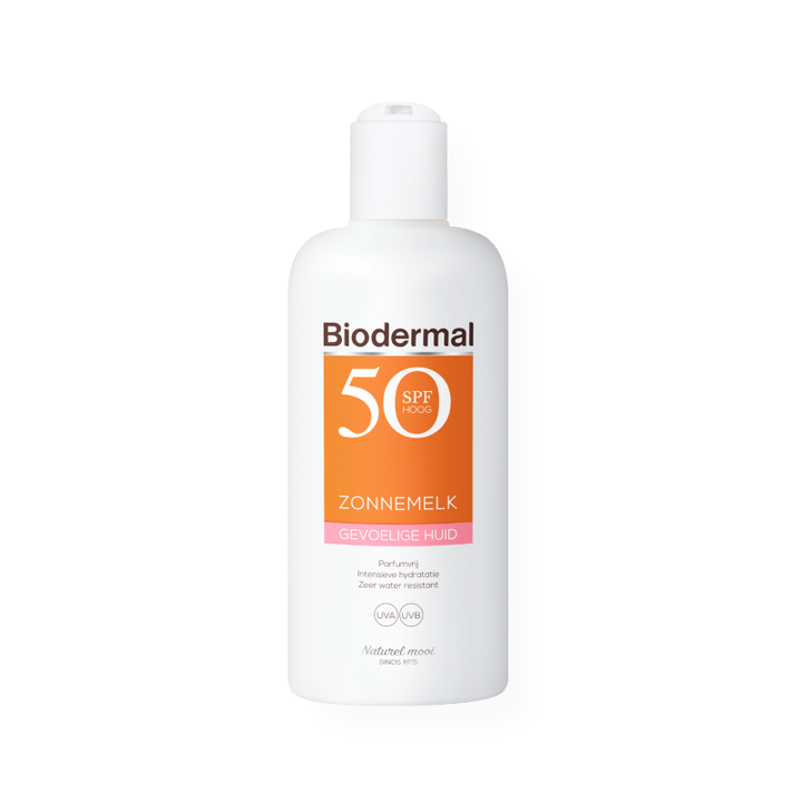Biodermal Gevoelige Huid Zonnemelk SPF50 (200 ML)