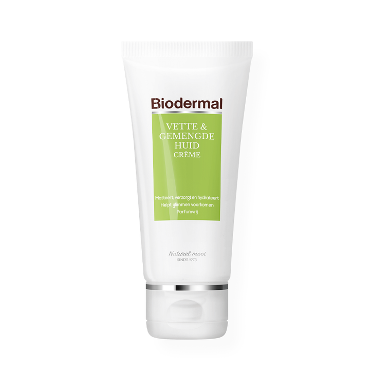 Biodermal Vette & Gemengde Huid Crème (50ml)