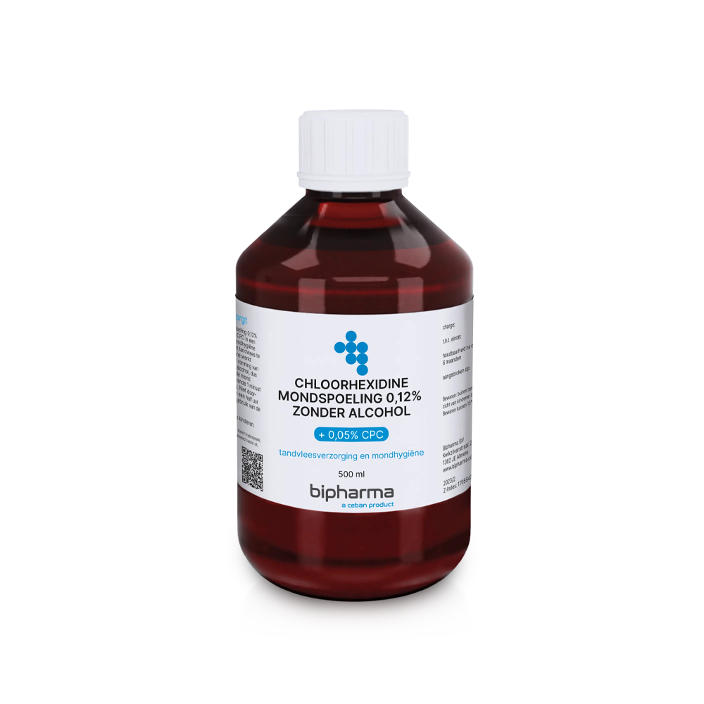 Bipharma Chloorhexidine Mondspoeling 0.12% (500 ML) Bipharma