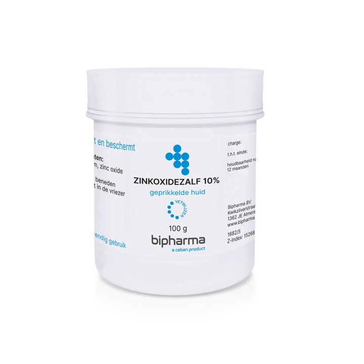 Bipharma Zinkoxidezalf 10% (100 GR) Bipharma
