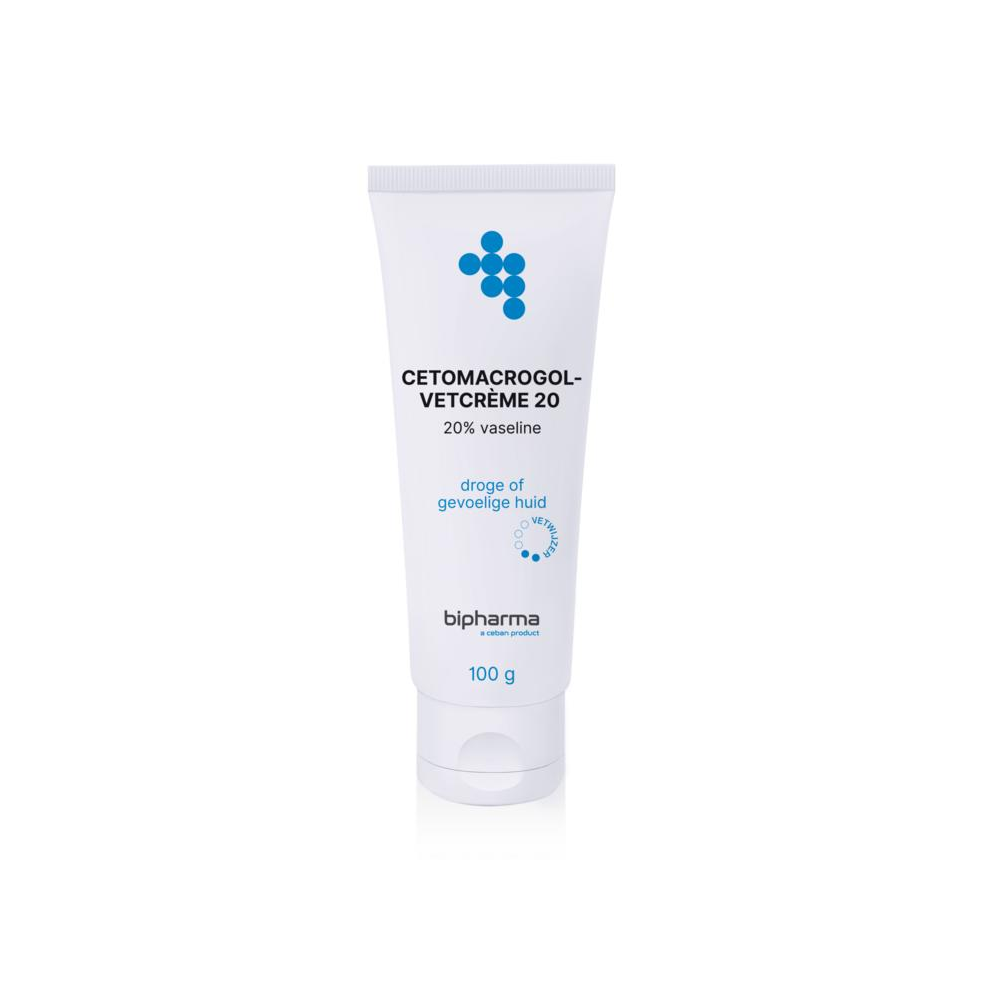 Bipharma Cetomacrogol Vetcreme 20 Losse Tube (100 GR) Bipharma