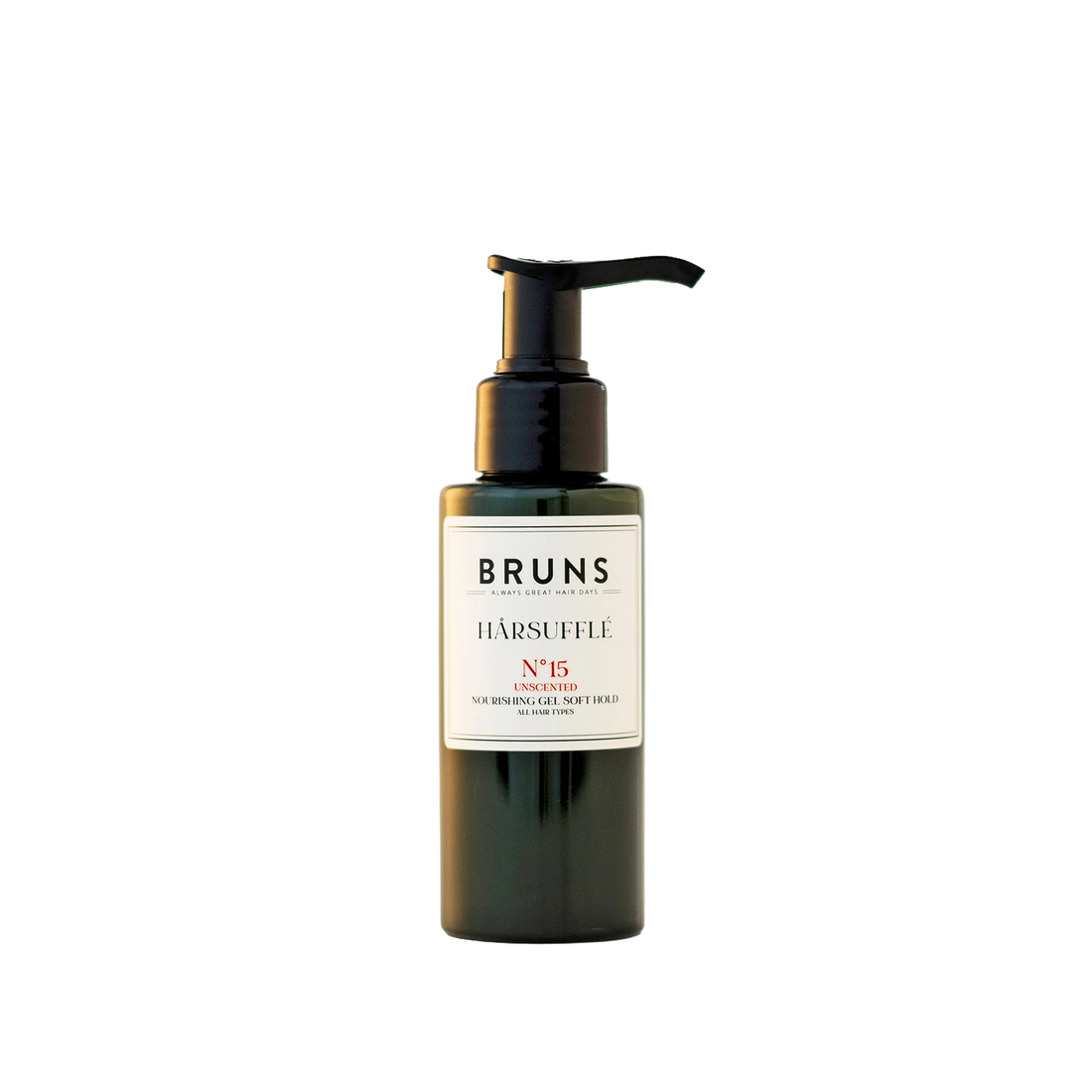 BRUNS Parfumvrije Haargel voor Volume & Styling Nº 15 Unscented (100 ML)