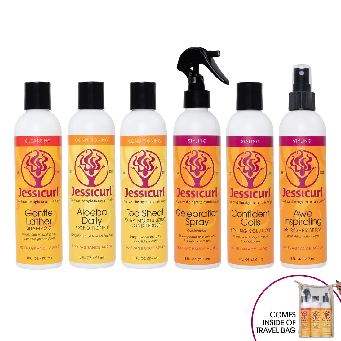 Jessicurl Light & Luminious Collection (6x235 ML) Jessicurl