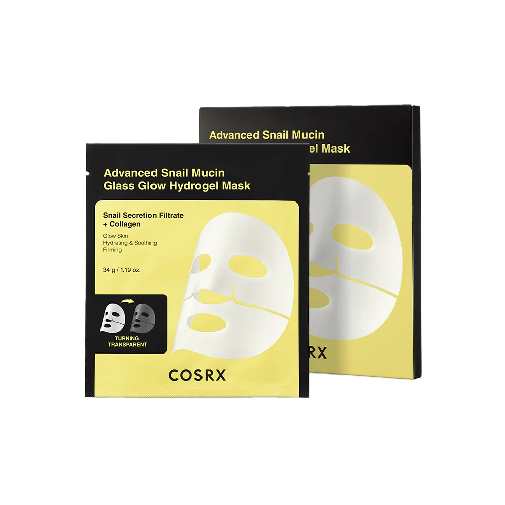COSRX Advanced Snail Mucin Glass Glow Hydrogel Mask (3 ST) COSRX