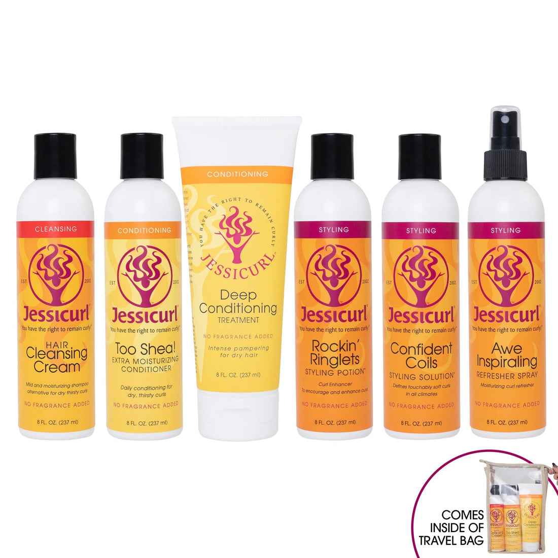 Jessicurl Rich & Radiant Collection (6x235 ML) Jessicurl