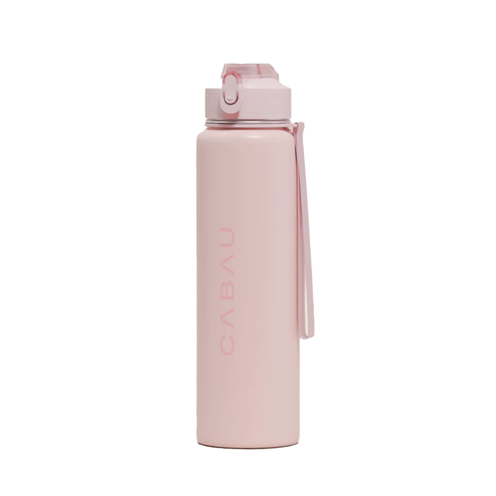 Cabau Lifestyle Bloom Bottle - Stainless Steel Pink Cabau Lifestyle
