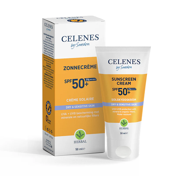 Celenes Zonnecrème SPF 50+ Sensitive & Dry Skin (50 ML)