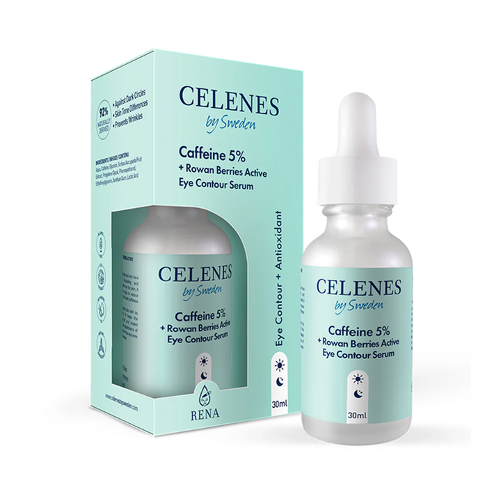 Celenes Rena Caffeine %5 + Rowan Berries Serum (30 ML)