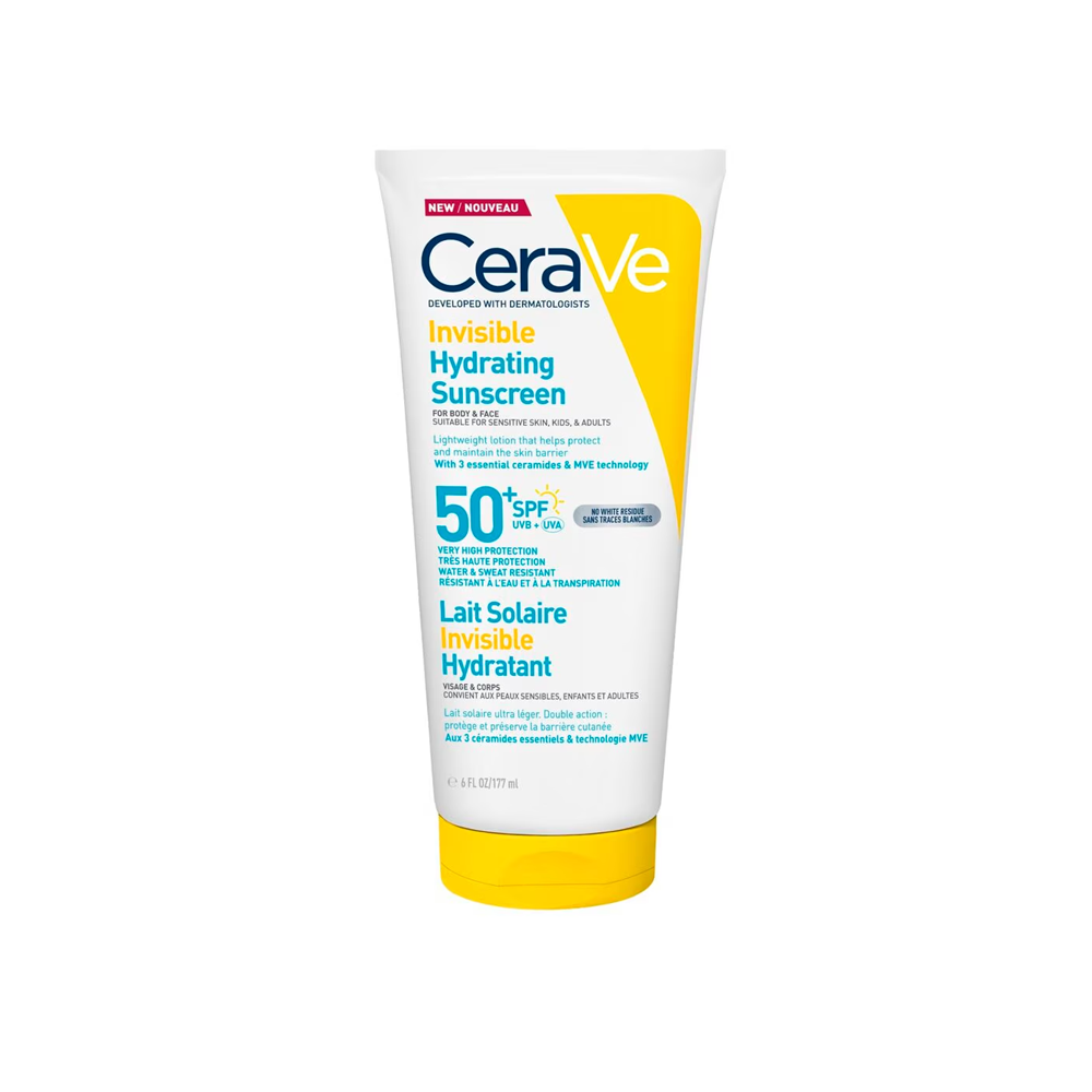 CeraVe Invisible Hydraterende Zonnebrand SPF 50+ (177 ML)