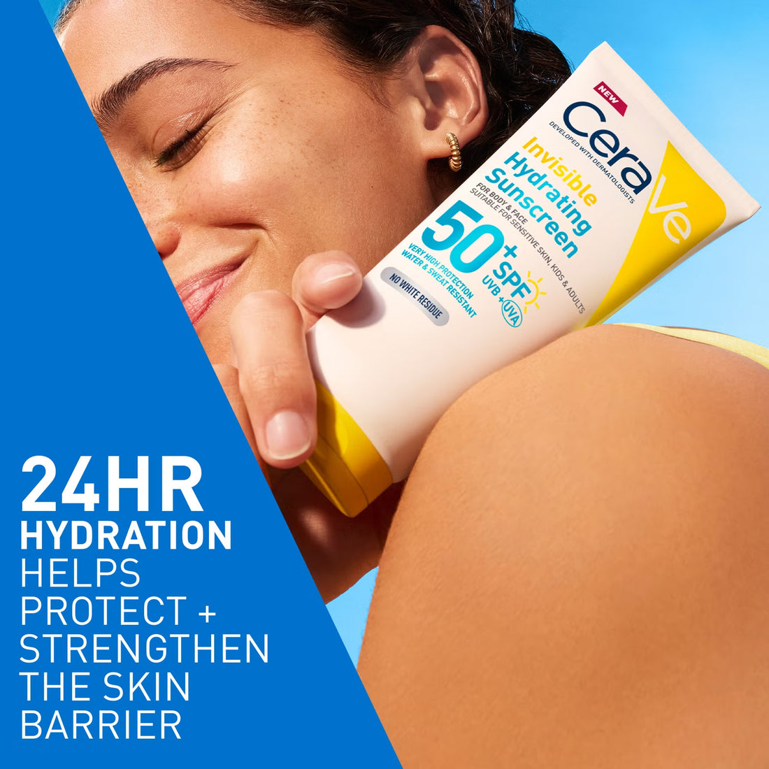 CeraVe Invisible Hydraterende Zonnebrand SPF 50+ (75 ML)