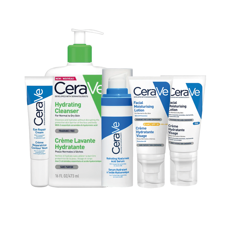 CeraVe Skincare Routine Compleet - Droge Huid Cerave