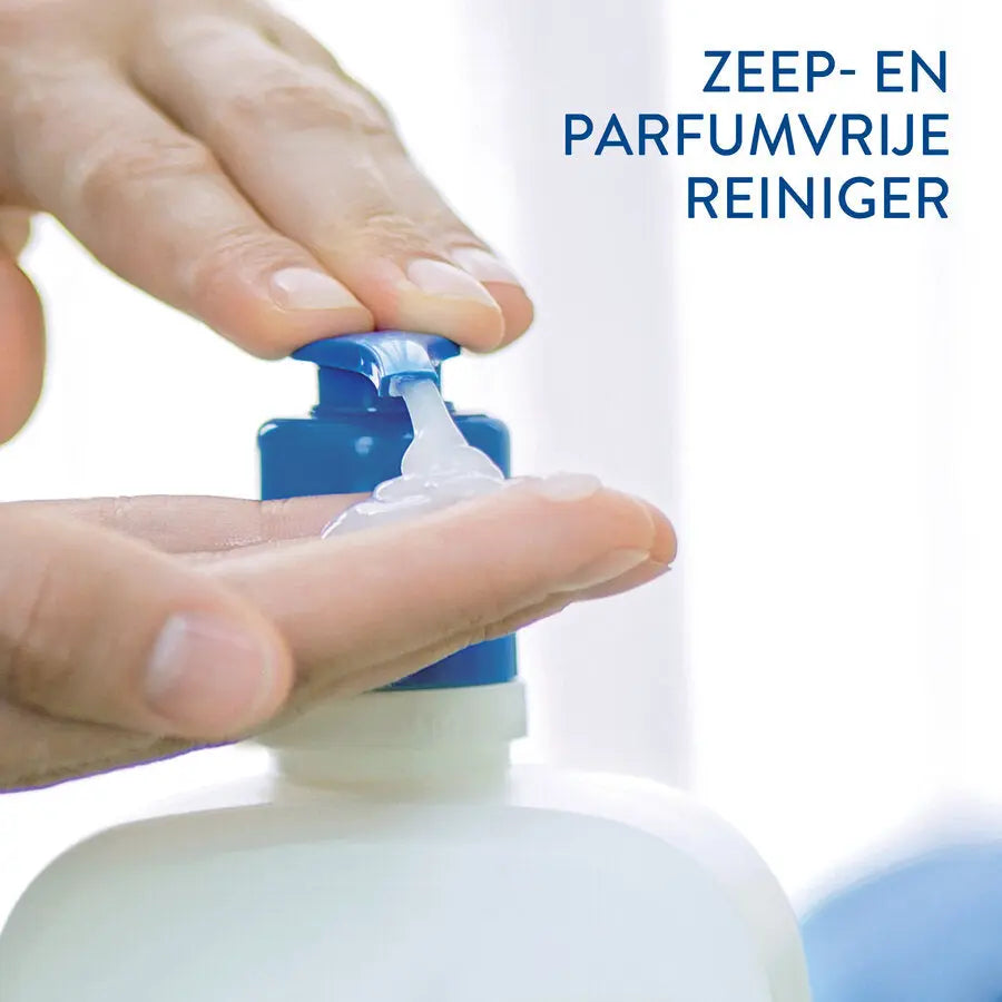 Cetaphil milde huidreiniger uitleg over zeep en parfumvrije reiniger