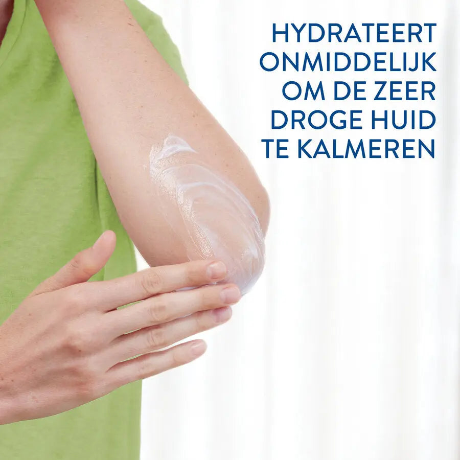 Cetaphil hydraterende creme  hydrateert onmiddelijk een zeer droge huid