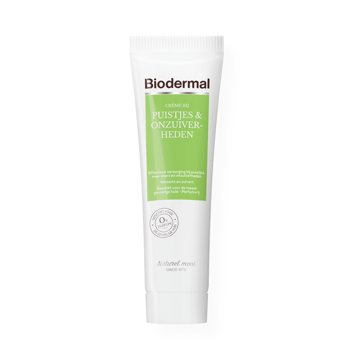 Biodermal Crème bij Puistjes & Onzuiverheden (30ml)