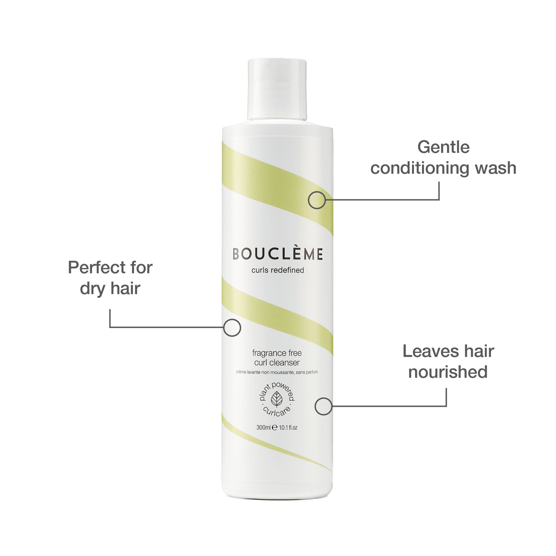 Boucleme Parfumvrije Shampoo voor krullen (300 ML) Boucleme