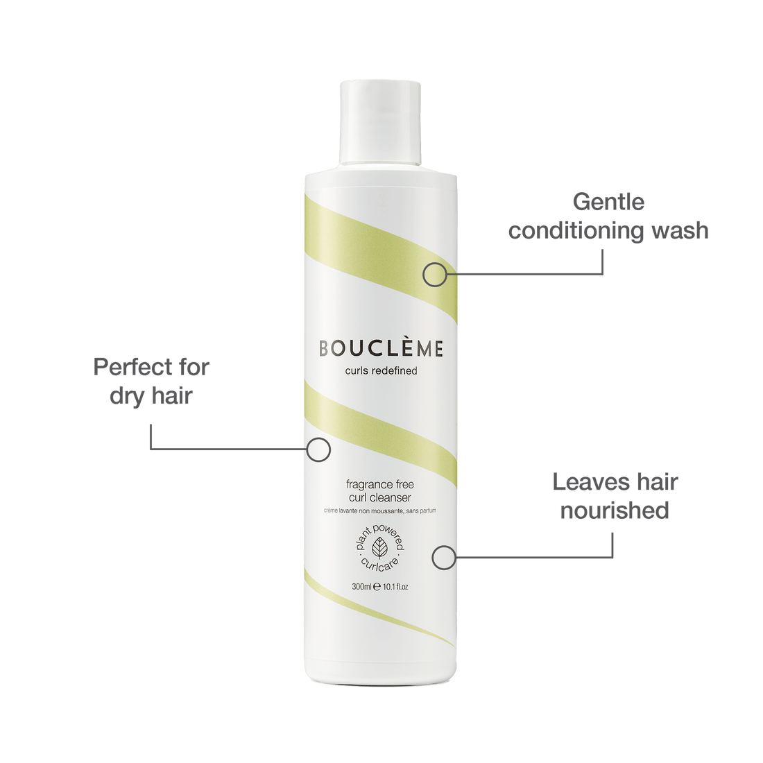 Boucleme Parfumvrije Shampoo voor krullen (300 ML) Boucleme