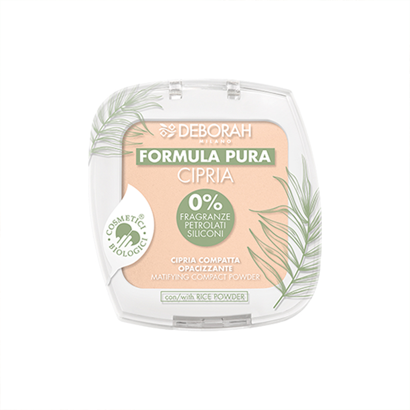 Deborah Milano Formula Pura Face Powder Bio 2 Beige Deborah Milano