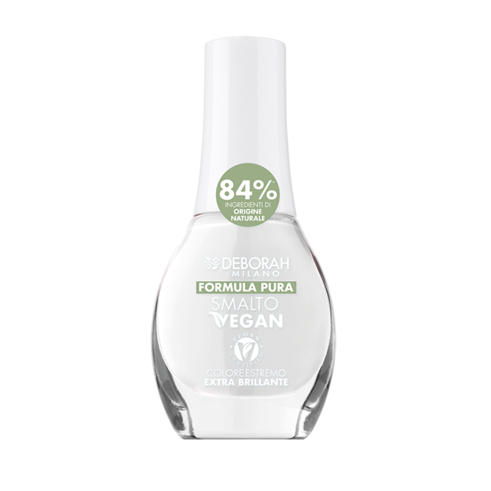 Deborah Milano Pura Vegan Nagellak White 01 WHITE Deborah Milano