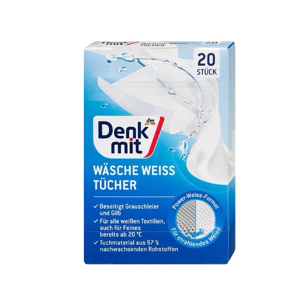 Denkmit Wasdoekjes Witte was (20 stuks)