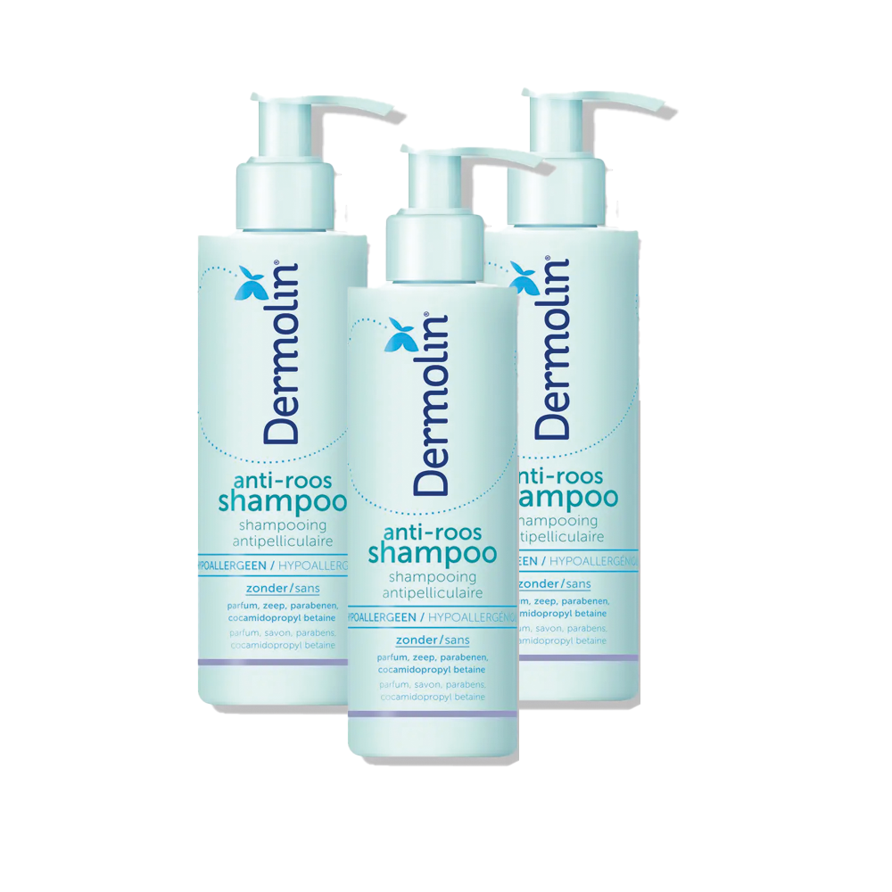 Dermolin Anti Roos Shampoo  CAPB vrij Trio (200 ML) Dermolin
