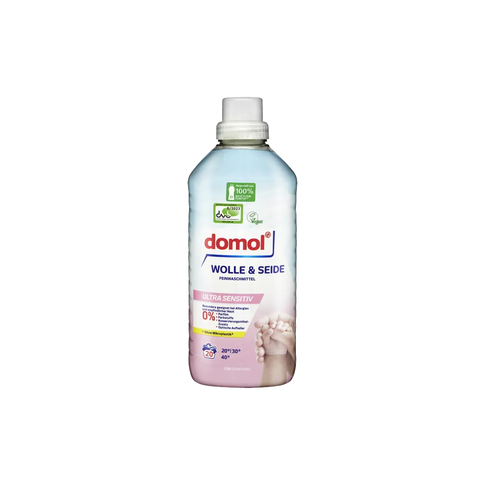 Domol Ultra Sensitive fijnwasmiddel Wol & Zijde (20 wasbeurten)