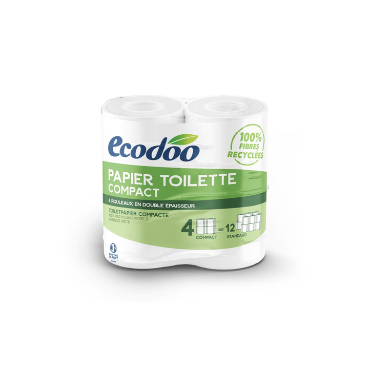 Ecodoo Toiletpapier compact ecologisch bio (4 ST) Ecodoo