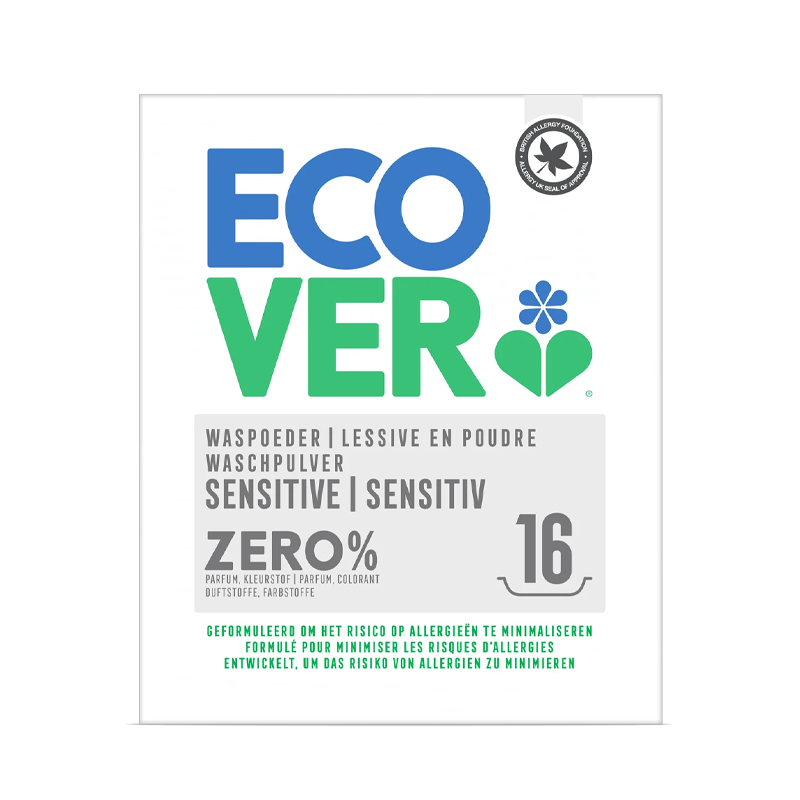 Ecover Zero Sensitive Waspoeder (1,2kg) Ecover