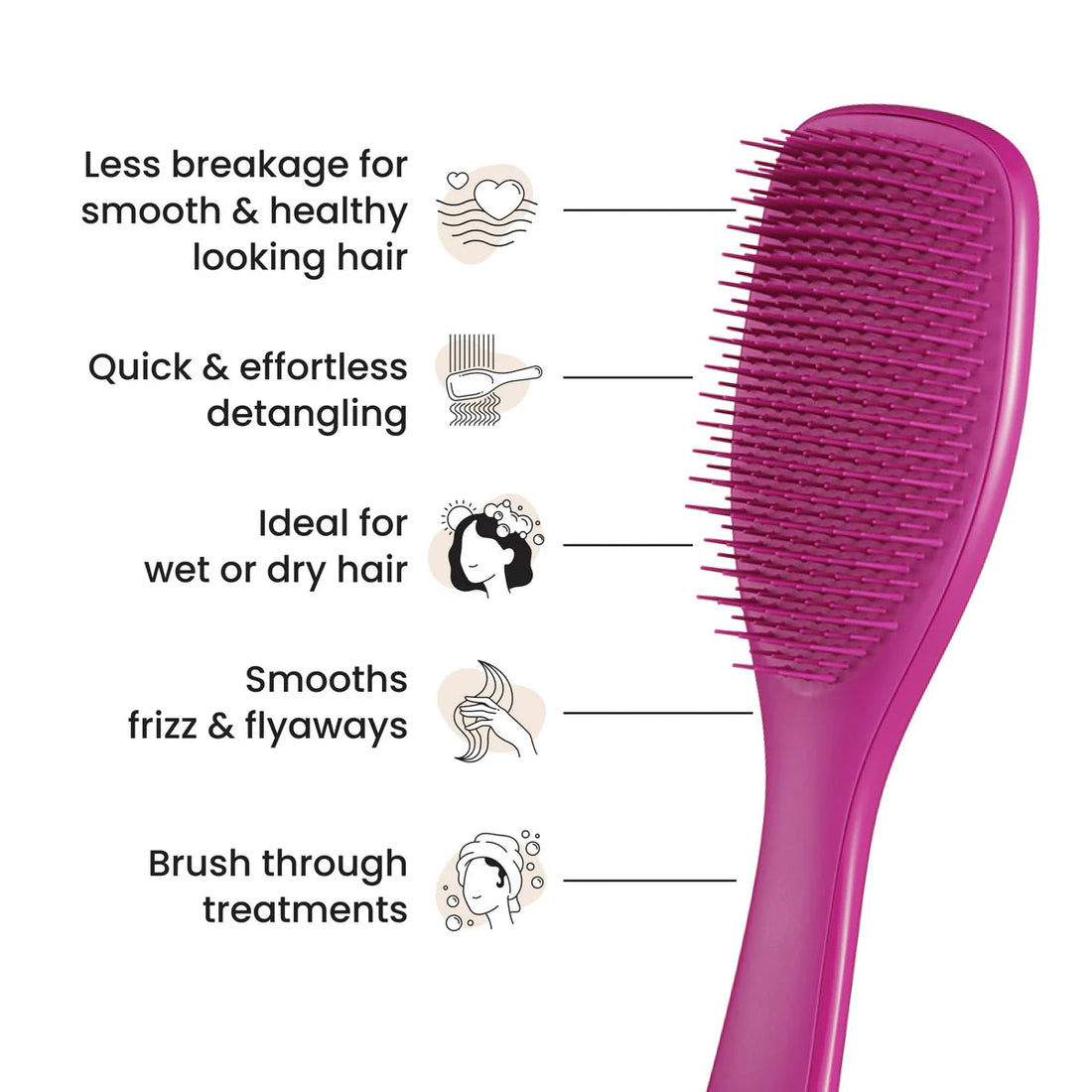 Tangle Teezer Ultimate Detangler Mini Electric Raspberry Tangle Teezer