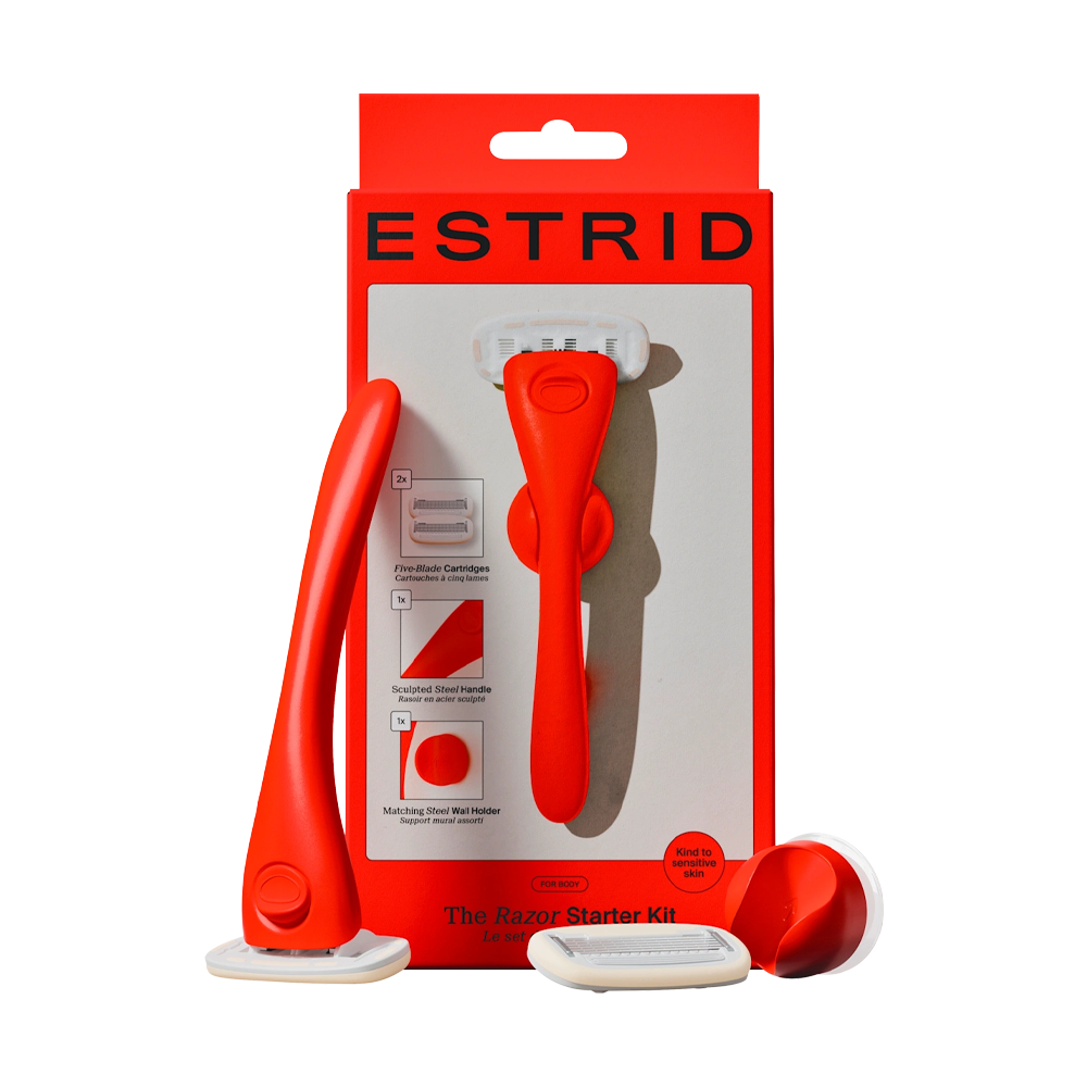 Estrid rode scheermes voor de gevoelige huid