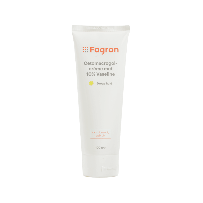 Fagron Cetomacrogolcrème met Vaseline 10% (100 GR)