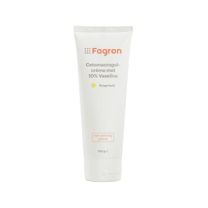 Fagron Cetomacrogolcrème met Vaseline 10% (100 GR)