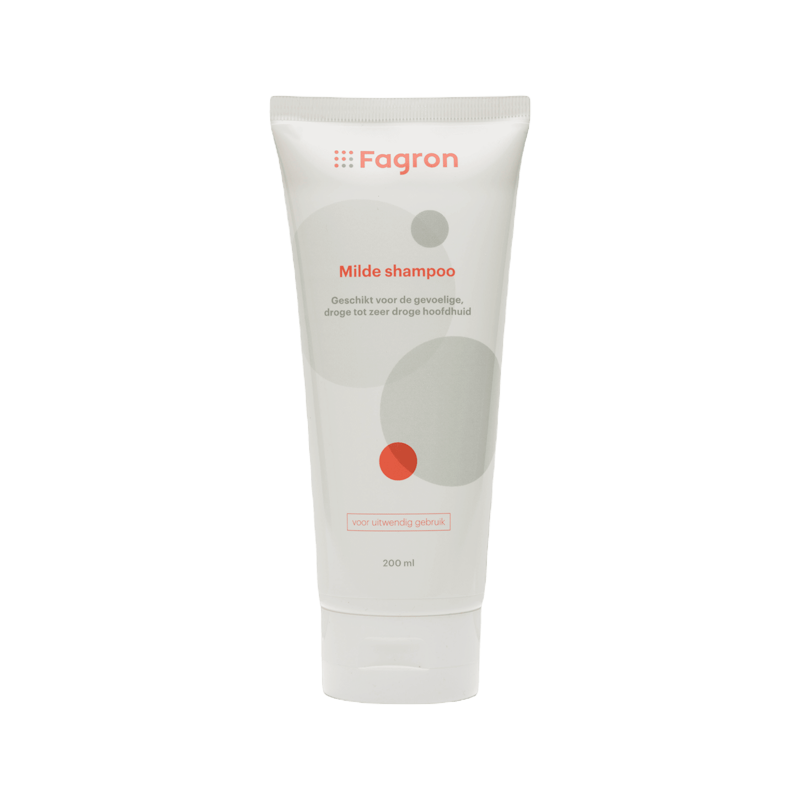 Milde shampoo voor geschikt voor de gevoelige droge tot zeer droge hoofdhuid van Fagron