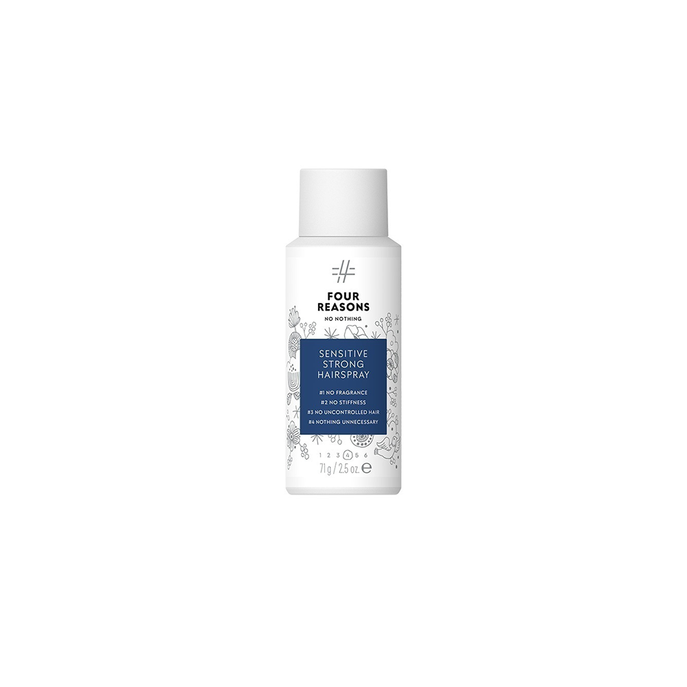 Four Reasons No Nothing Sensitive Strong Hairspray Travel Mini (100 ML)