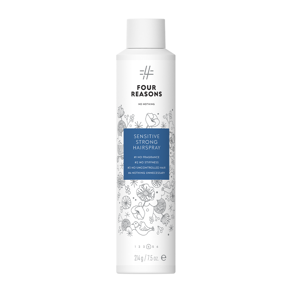 Four Reasons No Nothing Sensitive Strong Hairspray (300 ML)