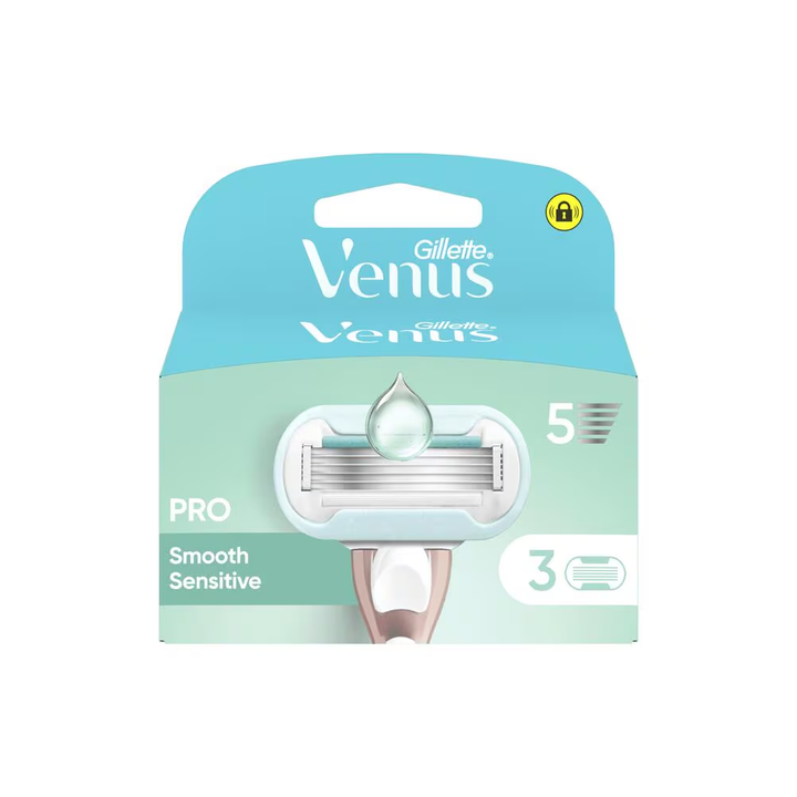 Gilette Venus Pro Smooth Sensitive Navul scheermesjes 3 stuks