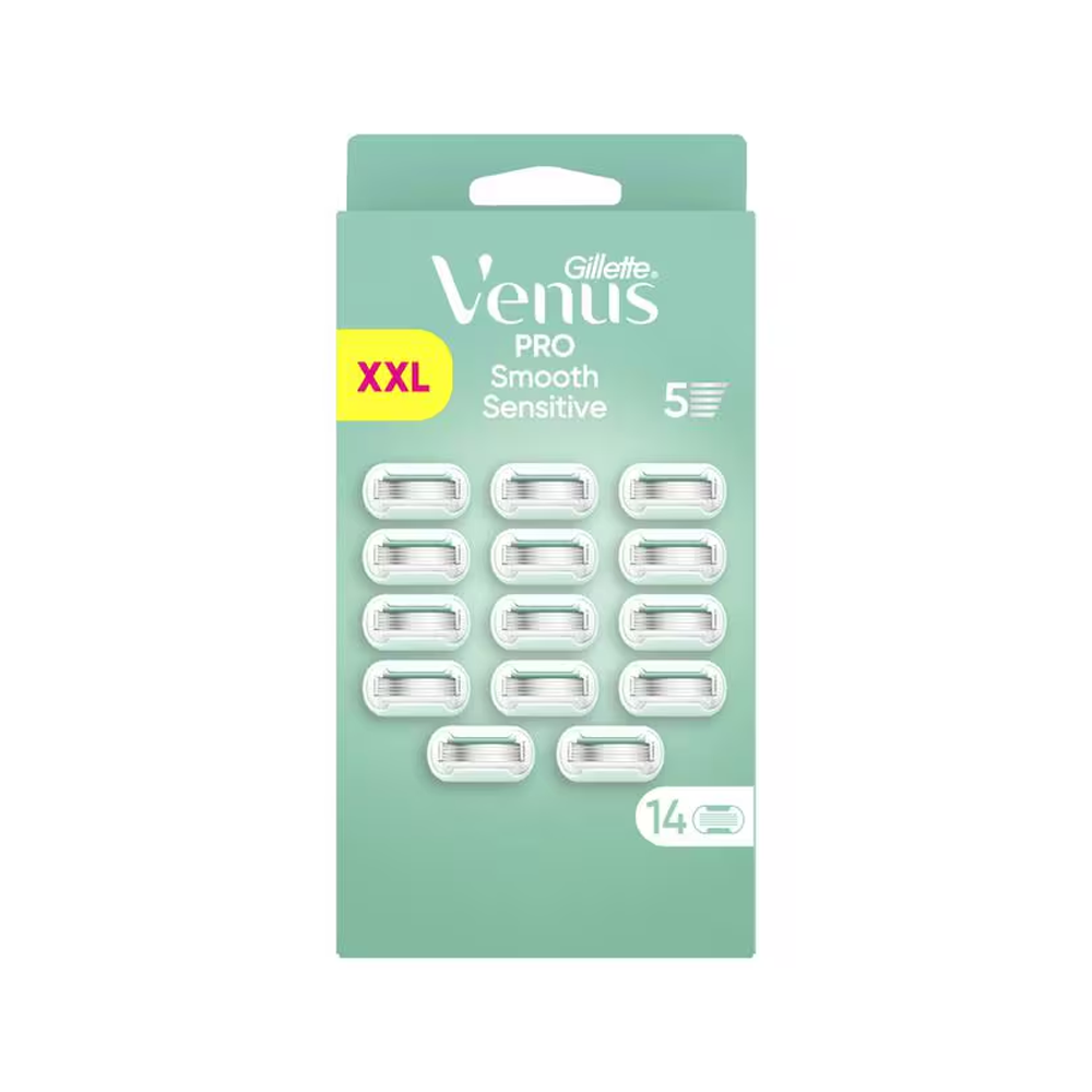 Gilette Venus Pro Smooth Sensitvie Navulmesjes 14 stuks