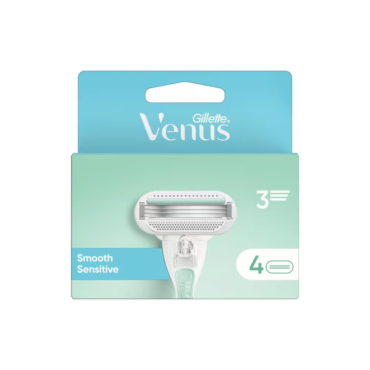 Gilette Venus Smooth Sensitvie Navulmesjes 4 stuks