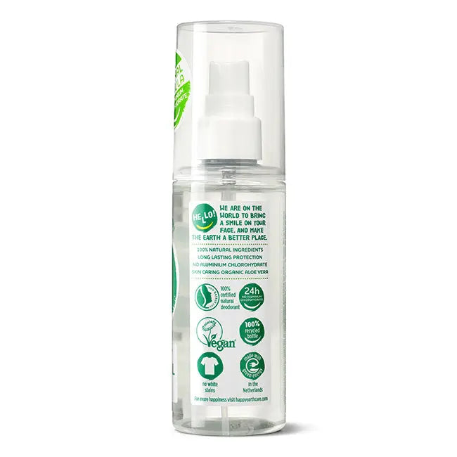 Happy Earth Pure deodorant spray unscented (100 ML) - Parfumvrij