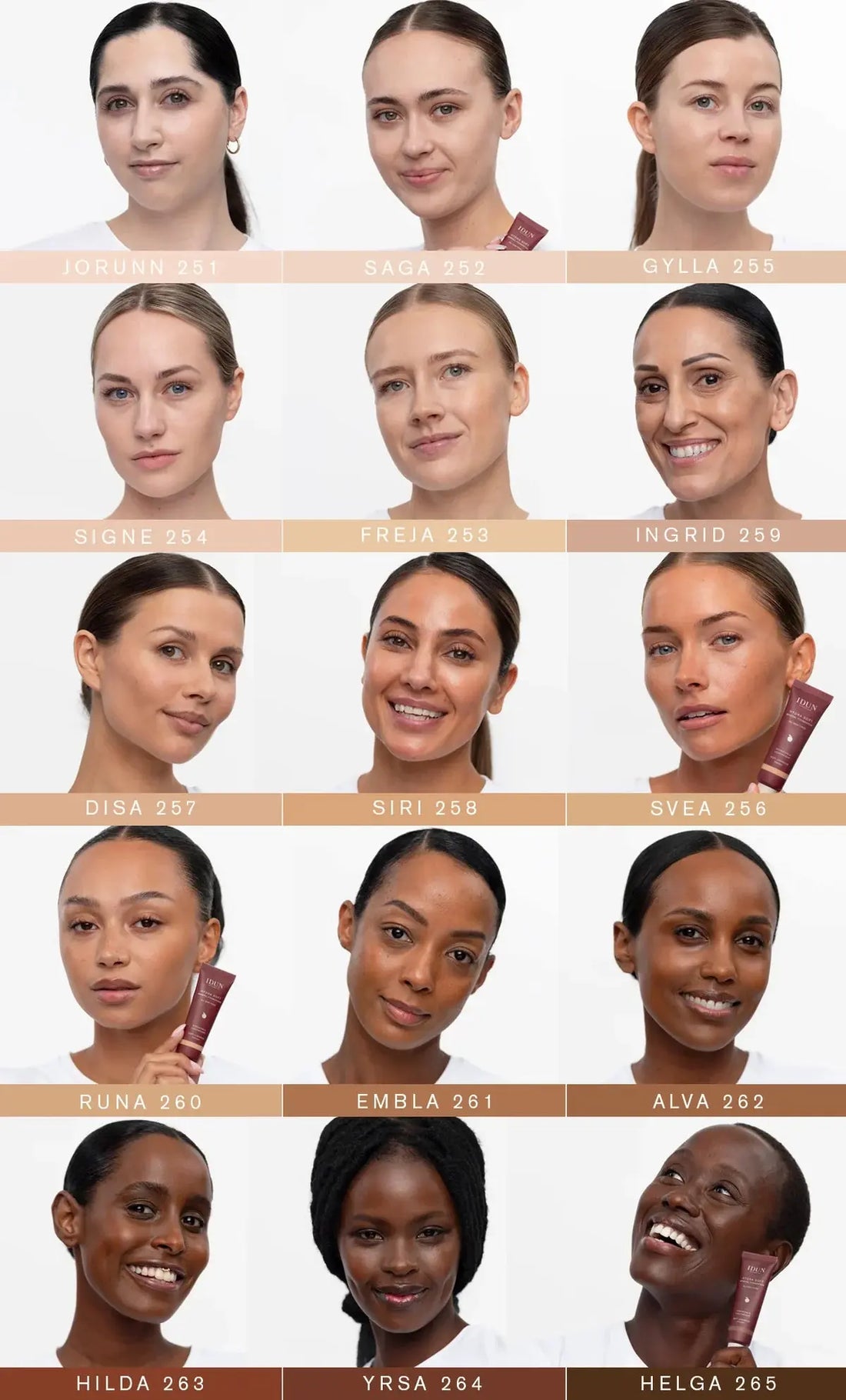 IDUN Minerals Hydrasoft Mineral Foundation Yrsa (30 ML) IDUN Minerals