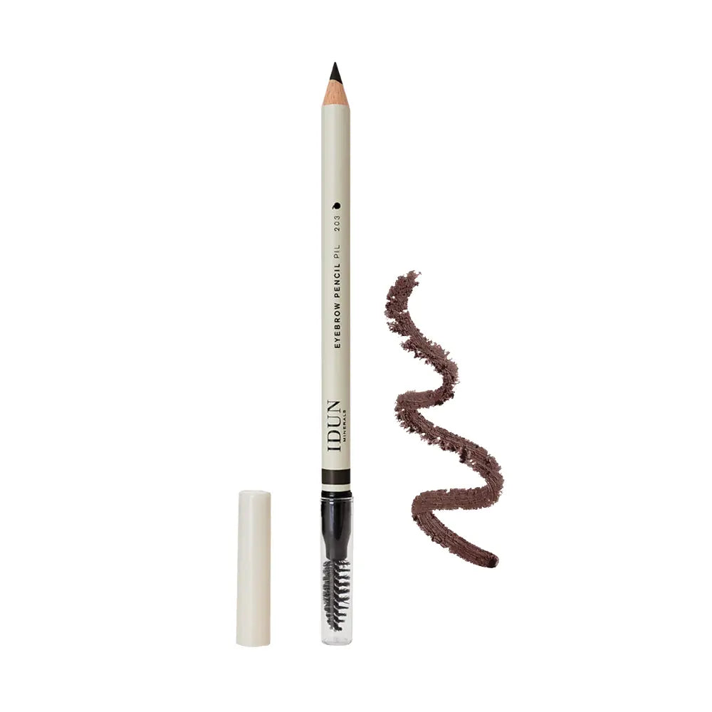 IDUN Minerals Eyebrow Pencil Pil Dark Brown (1,2 G) IDUN Minerals