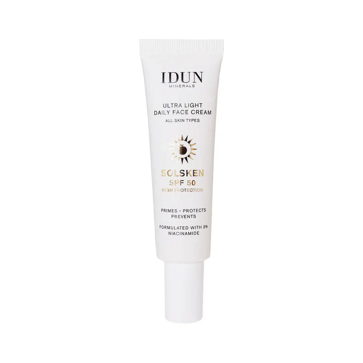 IDUN Minerals Primer and Face Cream Solsken SPF50 (30 ML) IDUN Minerals