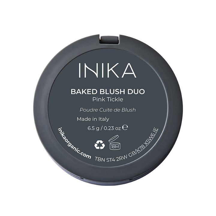 INIKA Organic Baked Blush Duo - Pink Tickle 6.5g