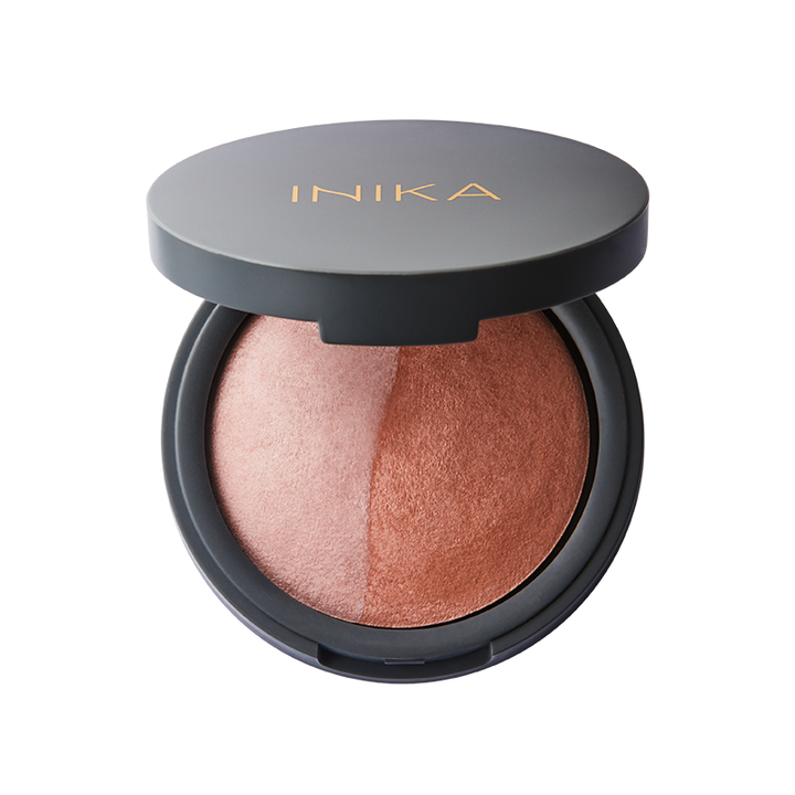 INIKA Organic Baked Blush Duo - Pink Tickle 6.5g
