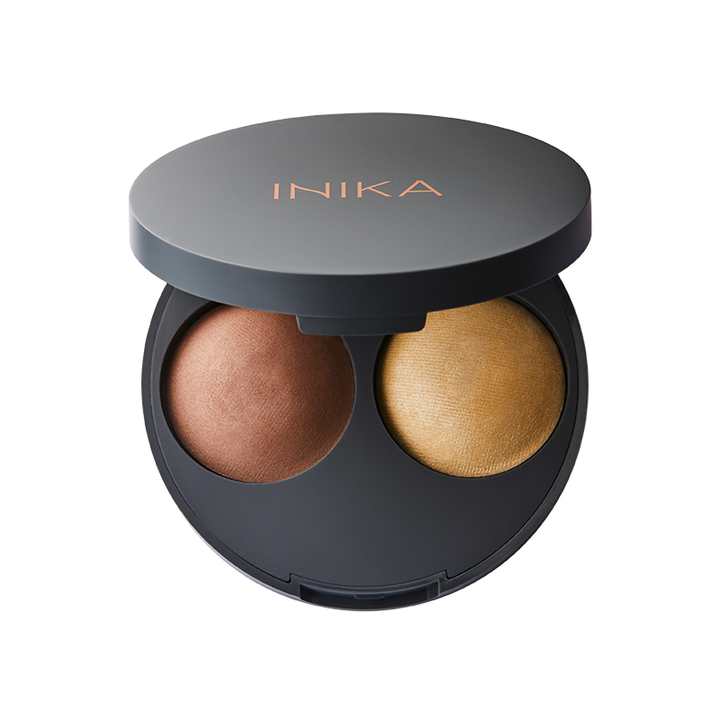 INIKA Organic Baked Contour Duo - Teak 5g