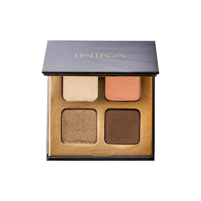 INIKA Organic Eyeshadow Quad - Sunset 8g INIKA Organic